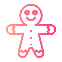 Canvas Print - gingerbread man