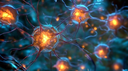 cancer cells glow like tiny stars, their intricate surfaces pulsing with vibrant energy, constantly 