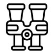 © spacepixel - Binoculars line icon