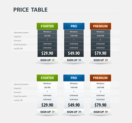 web site design template