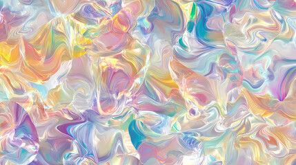Wall Mural - iridescent holographic texture