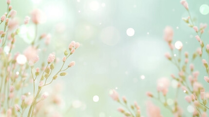 Naklejka na meble 美しい春のガーデンの背景素材