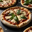 © zubair - pizza with salami and tomatoes
