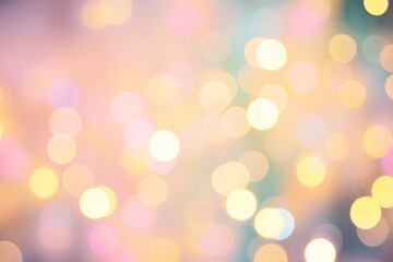 Wall Mural - png colorful bokeh abstract background