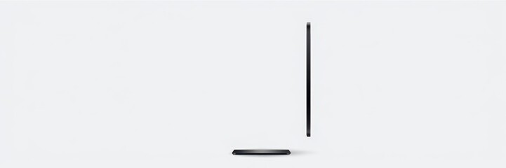 Wall Mural - a modern and sleek side view of a computer screen displaying a responsive web design development wit