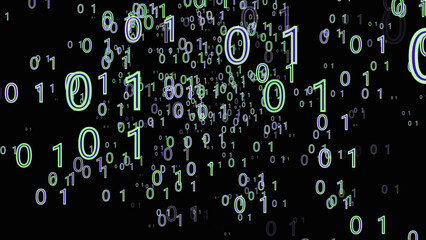 White and Blue pattern binary numeral system background