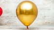 © Koh's Smart - This gold helium balloon is perfect for adding a touch of elegance to any birthday party or celebration