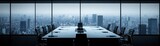 Majestic Cityscape Boardroom: Overlooking the Metropolis