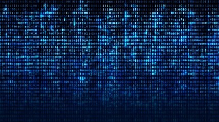 Binary Code Background Illustration