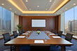 © share - Modern Conference Room Illustration