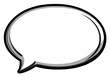 © Rawpixel.com - PNG Speech bubble symbol blank white.