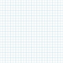 Wall Mural - Grid paper line with line width variation seamless pattern on white background