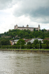 Poster - A castle Marienberg in Wuerzburg, Germany