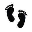 © Abdus Salam - Adorable Baby Footprints Vector Illustration for Newborn, Family Love, and Parenting Design