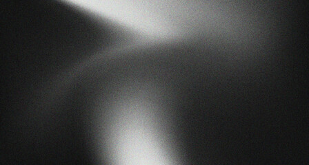 Wall Mural - blurry monochrome black grey background with gradient of grey hues with noise effect