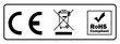 © GraphicSpark - CE, WEE, RoHS logo for industrial standard certificate logo. Environmental protection. Industrial certificate standard safety logo.