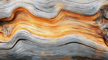 Wall Mural - Natural wood texture close up showcasing vibrant grooves and patterns in weathered teak with rich color variations for artistic backgrounds.