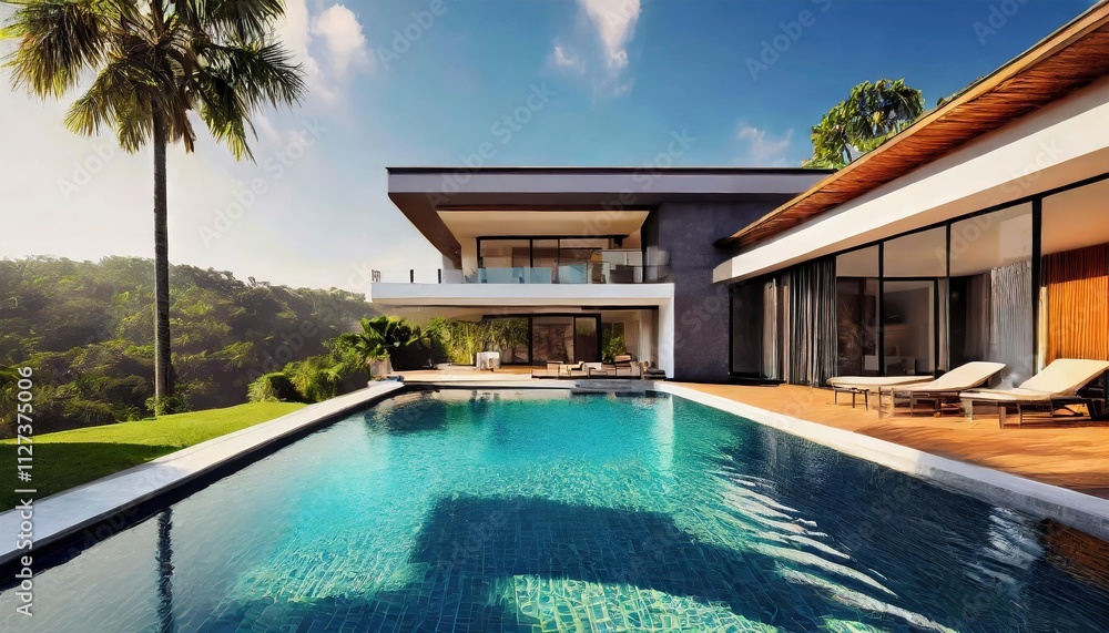 Stunning Luxury Pool Villa A Spectacular Contemporary Design in D ...