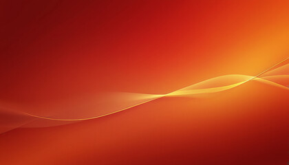 Wall Mural - red background with yellow lines and free space