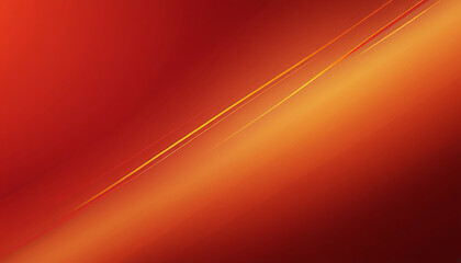 Wall Mural - red background with yellow lines and free space