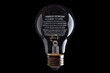 © Muhammad - Digital binary code filling a light bulb, representing innovation in data, against a high-tech black background.