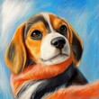 © Avve Diana  - Make a captivating portrait of a puppy with crayons and watercolors for a fun art adventure.
