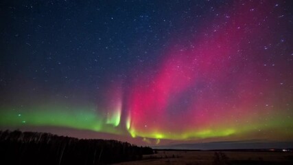northern lights sky big city backgrounds beautiful natural phenomenon polar lights	

