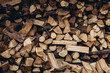 © ADDICTIVE STOCK - Stacked firewood presenting a rustic outdoor scene
