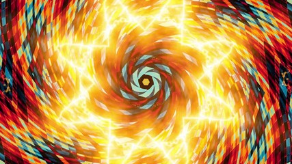 Fototapete - This is a Dynamic Colorful Spiral Abstract Design that is perfect for Creative Projects. Loop 4k