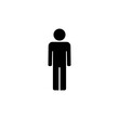 © LUNARA - Man icon logo design. male sign and symbol. human symbol
