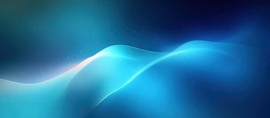 Poster - Abstract Gradient Background in Teal and Blue Vibrant Modern Design for Digital Illustration and Wallpaper