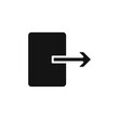 © Petsscouts - Log out icon Thin line art collection