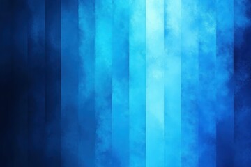 Poster - Blue Gradient Abstract Design with Smooth Transitions and Ambient Light