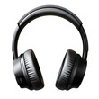 © VVn - High-quality black wireless headphones on a transparent background for music enthusiasts and audio professionals