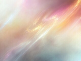 Fototapete - Sparkling Aurora Flare Spectrum Background with Soft Pastel Colors Ethereal Lighting and Dreamy Composition