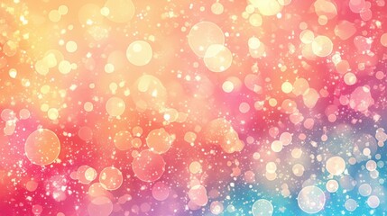 a festive gradient background with bright, cheerful colors. featuring playful transitions and high c