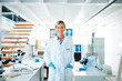 © peopleimages.com - Portrait, biology and research with women in lab, confidence and experiment with equipment. Person, medical and professional in workplace, career ambition and testing for breakthrough and chemistry