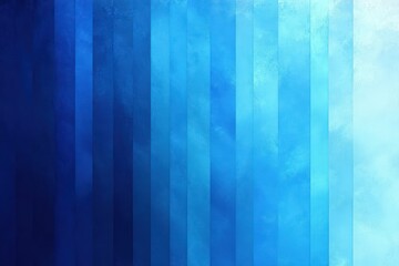Poster - Smooth Blue Gradient Abstract Design with Ambient Light and Transparent Background