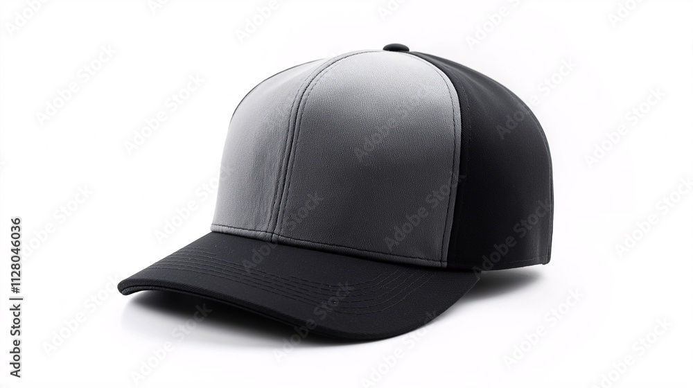 Two-Tone Baseball Cap Mockup