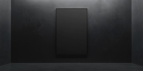 Wall Mural - Empty Room with Black Frame