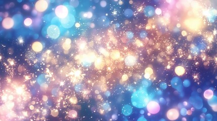 a vibrant festival lights gradient background. featuring bright colors and sparkles. emphasizing cel