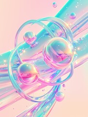 a vibrant gradient background with neon festival colors. featuring bright pinks, greens, and blues. 