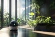 © HO - An AI-powered virtual assistant interacting with users, processing natural language and complex queries, with NVIDIA AI chips enabling the speed and intelligence of the interaction.