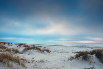 Wall Mural - Still cold day by Baltic sea.