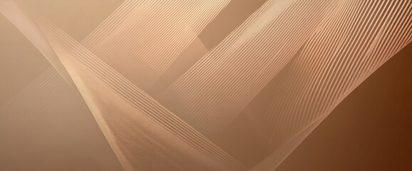 Aufkleber - A soft, abstract composition of flowing lines and gradients in warm tones.