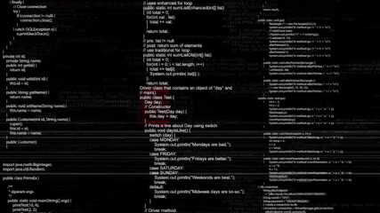 Wall Mural - software update. technology, programming hacking metaverse, algorithm and network information. binar