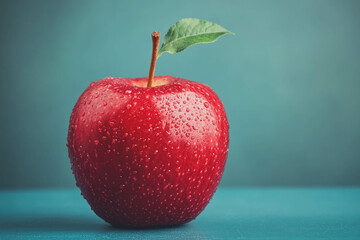 Poster - Red Apple Background