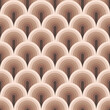 © Slanapotam - Retro waves wallpapers pattern, Seamless repeating vector pattern, brown mocha mousse colors