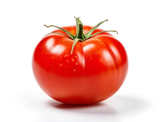 Wall Mural - tomato isolated on white background.
