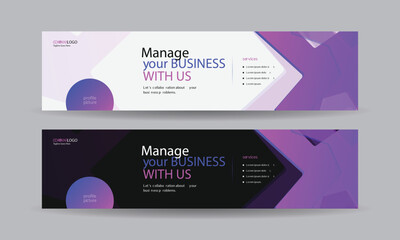 linkedin banner template free download vector format